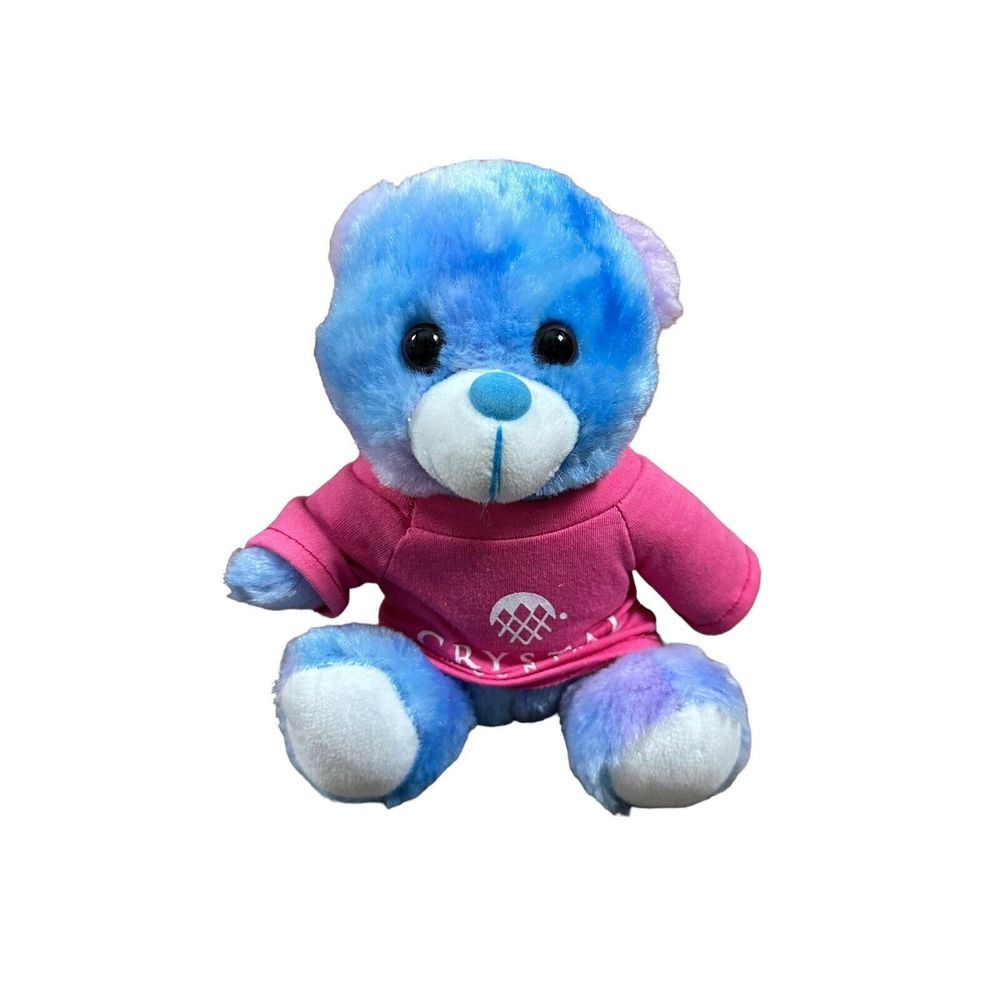 Crystal Mountain Resort Souvenir Bear Plush Gerris Bearies Blue Stuffed Animal